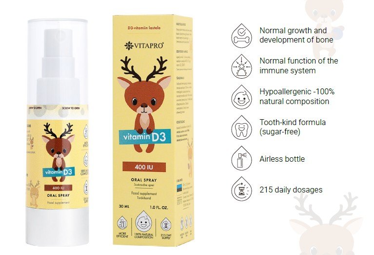 Vitamin D3 for Children product detail